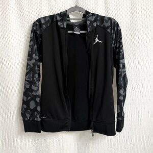 Jordan Jumpman Therma-FIT Youth Full-Zip Hoodie (Black/Camo)